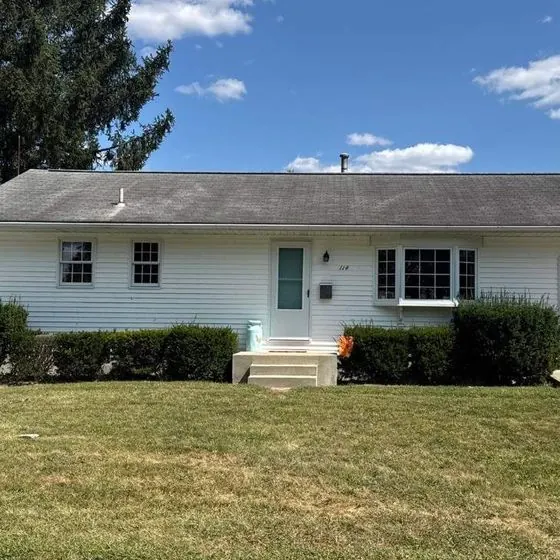 Before: Ranch re-roof with new vents